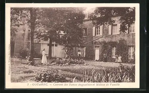 AK Gouarec, Couvent des Dames Augustines et Maison de Famille