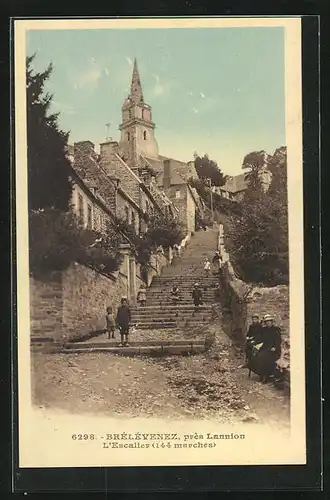 AK Brélévenez, L`Escalier, Treppe