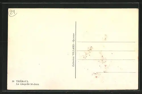 AK Tréboul, la Chapelle Saint-Jean