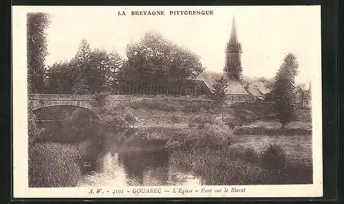 AK Gouarec, Pont sur le Blavet