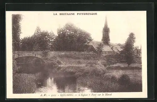 AK Gouarec, Pont sur le Blavet