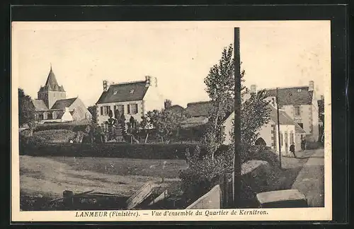 AK Lanmeur, Vue d`ensemble du Quartier de Kernitron