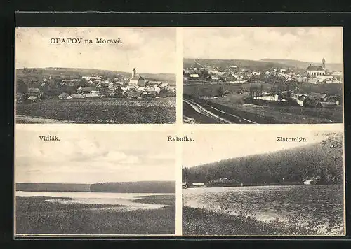 AK Opatov na Morave, Vidlák, Rybniky, Zlatomlýn