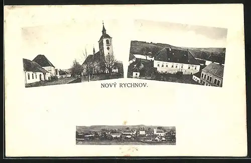 AK Novy Rychnov, Panorama, Ortspartien
