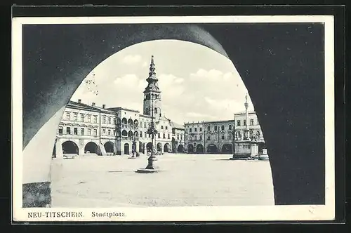 AK Neutitschein, Stadtplatz