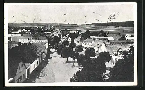 AK Unter-Zerekew, Blick über die Häuserdächer