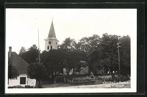 AK Cetoraz, Blick auf Kirche