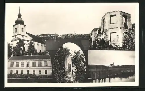 AK Lukov, Mor. Budejovic, Kirche und Ruine