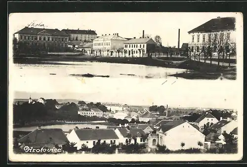AK Hrotovice, Ortspartie, Panorama