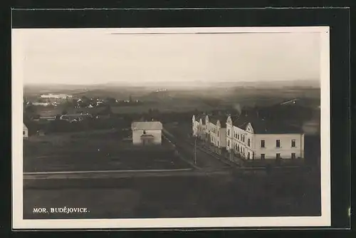 AK Mor. Budejovice, Blick auf die Ortschaft