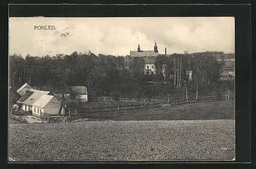 AK Pohled, Blick nach dem Ort