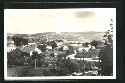 Foto-AK Neu-Reichenau / Nový Rychnov, Ansicht der Ortschaft