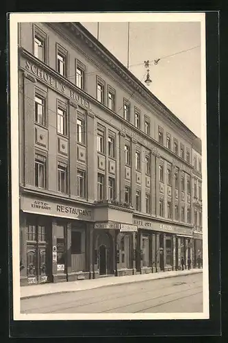 AK Würzburg, Schotts Hotel Deutscher Kaiser