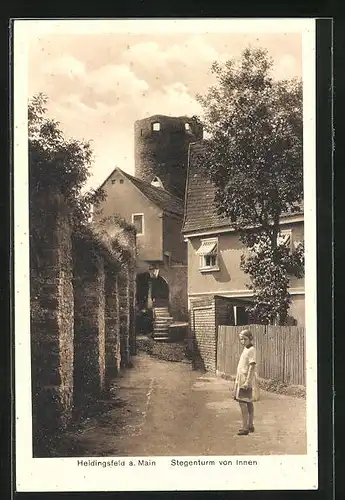 AK Heidingsfeld am Main, Stegenturm von innen