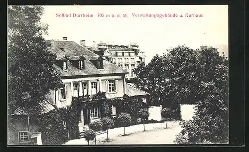 AK Solbad Dürrheim, Verwaltungsgebäude u. Kurhaus