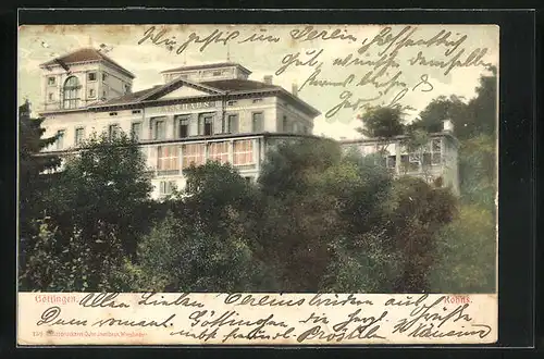 AK Göttingen, Ansicht vom Gasthaus Rohns