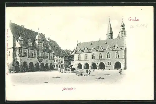 AK Goslar, Marktplatz