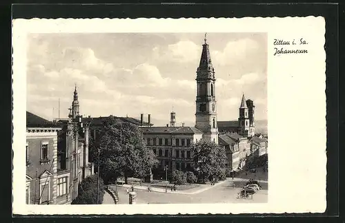 AK Zittau, Blick zum Johanneum