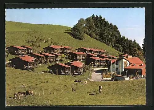 AK Scheidegg / Allgäu, Feriendorf der Deutschen Bundespost