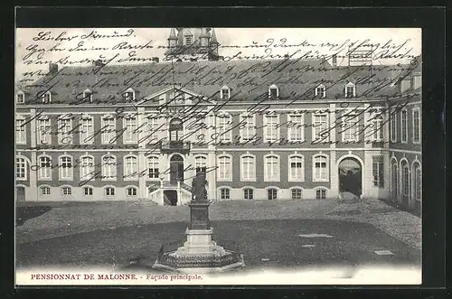 AK Malonne, Pensionnat de Malonne, Facade principale