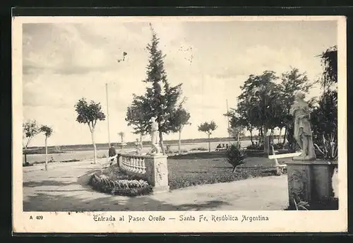 AK Santa Fè, Entrada al Paseo Orono