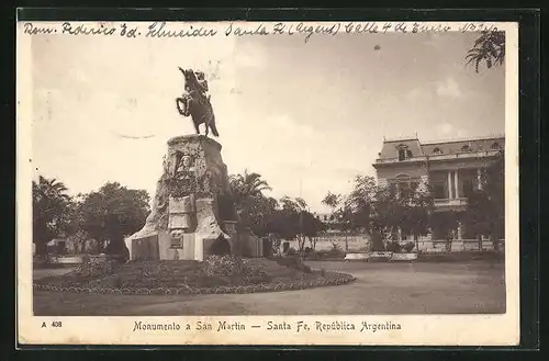 AK Santa Fé, Monumento a San Martin