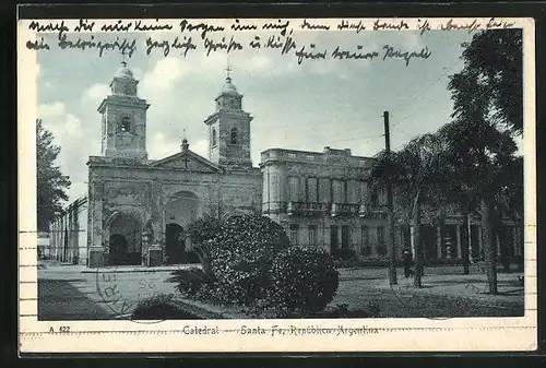 AK Santa Fè, Catedral, Blick zur Kathedrale