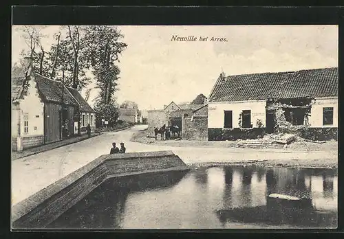 AK Neuville, Strassenpartie