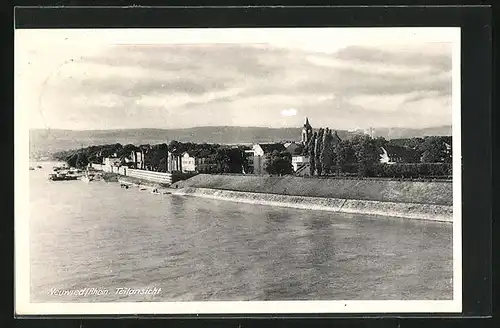 AK Neuwied /Rhein, Teilansicht über den Rhein gesehen