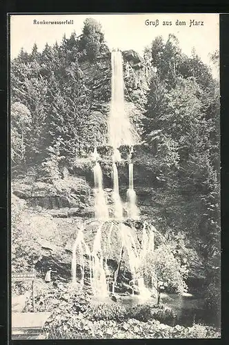 AK Thale / Harz, Romkerwasserfall