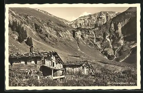 AK Oberstdorf, Gasthaus Dietersbach Alpe