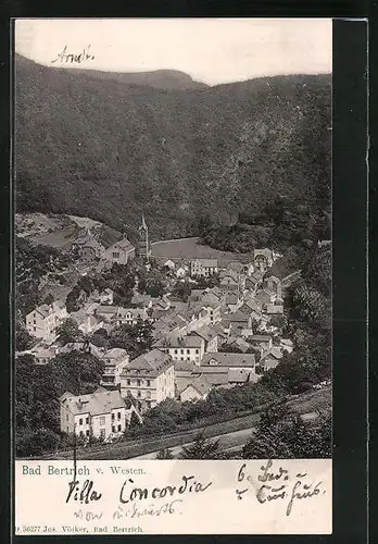 AK Bad Bertrich, Teilansicht von Westen