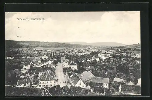 AK Stockach, Totalansicht der Unterstadt