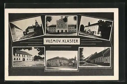 AK Vilémov a Kláster, Sechs Ansichtskartenmotive