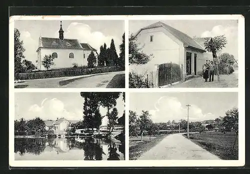 AK Vapno, Kirche, Gebäudeansicht, Ortspartie
