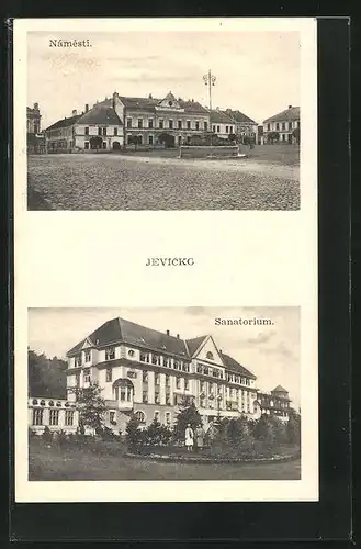 AK Jevicko, Námesti / Marktplatz, Sanatorium