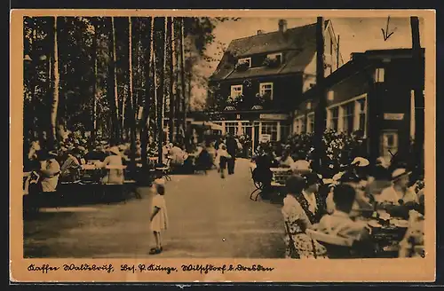 AK Wilschdorf b. Dresden, Cafe Waldesruh