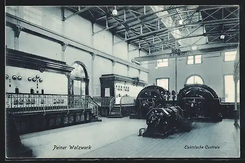 AK Peine, Peiner Walzwerk, Elektrische Zentrale