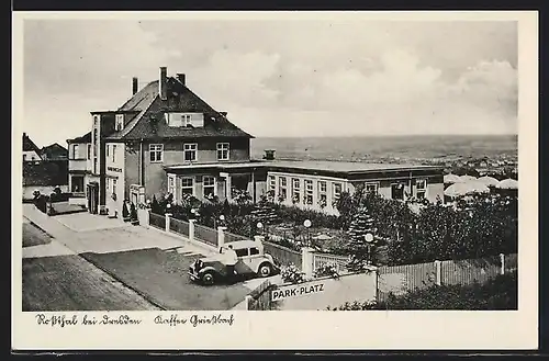 AK Dresden-Rossthal, Gasthaus u. Cafe Griessbach