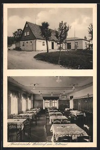 AK Walddorf, Gasthaus Friedenseiche