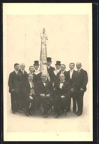 AK Dresden-Trachenberge, Fest-Karte zur 50 Jahr-Feier 1927 des M. G. V.-Sängerkreis