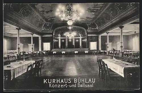 AK Bühlau, Gasthaus Kurhaus Bühlau, Konzert- und Ballsaal