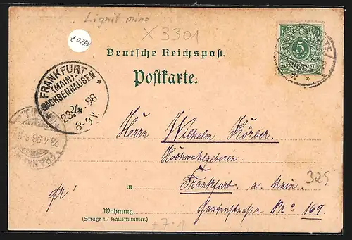 AK Pömmelte, Gasthof zur Eiche, Zeche Neue Hoffnung