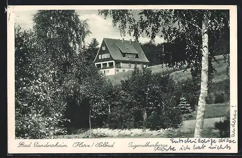 AK Bad Gandersheim, Blick auf die Jugendherberge