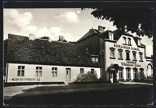 AK Alt-Gatow, Krause's Wirtshaus bei Sonnenschein