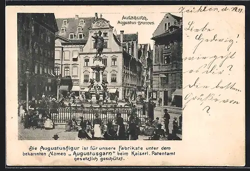 AK Augsburg, Augustus-Brunnen