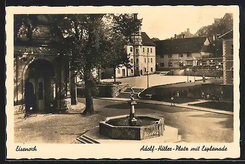 AK Eisenach, Platz mit Esplanade