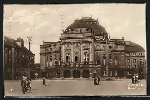 AK Chemnitz, Ansicht vom Neuen Theater