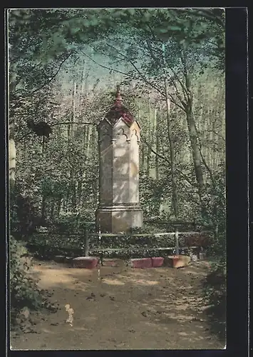 AK Ansbach, Casper Heuser-Stein im Hofgarten