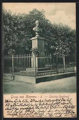 AK Kamenz, Lessing-Denkmal